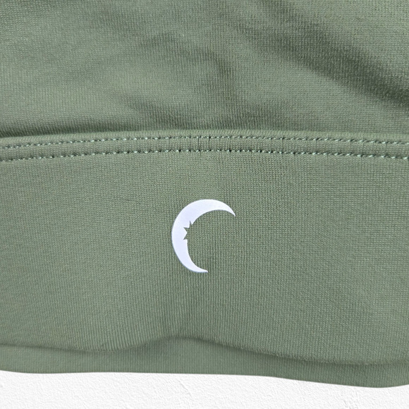 Zyia Active All-Star Sports Bra Sage Green Mesh Back Racerback Size Medium - Picture 5 of 7